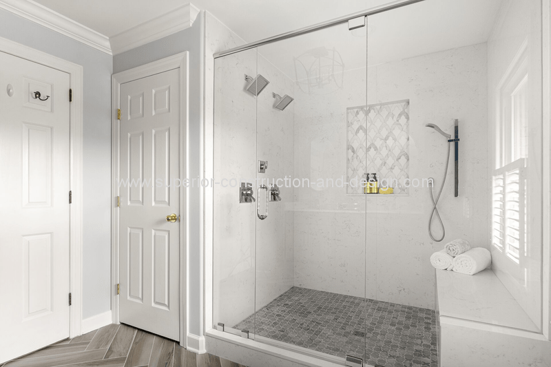 after mt juliet remove bathtub and replace with white bright spacious shower gc interior designer