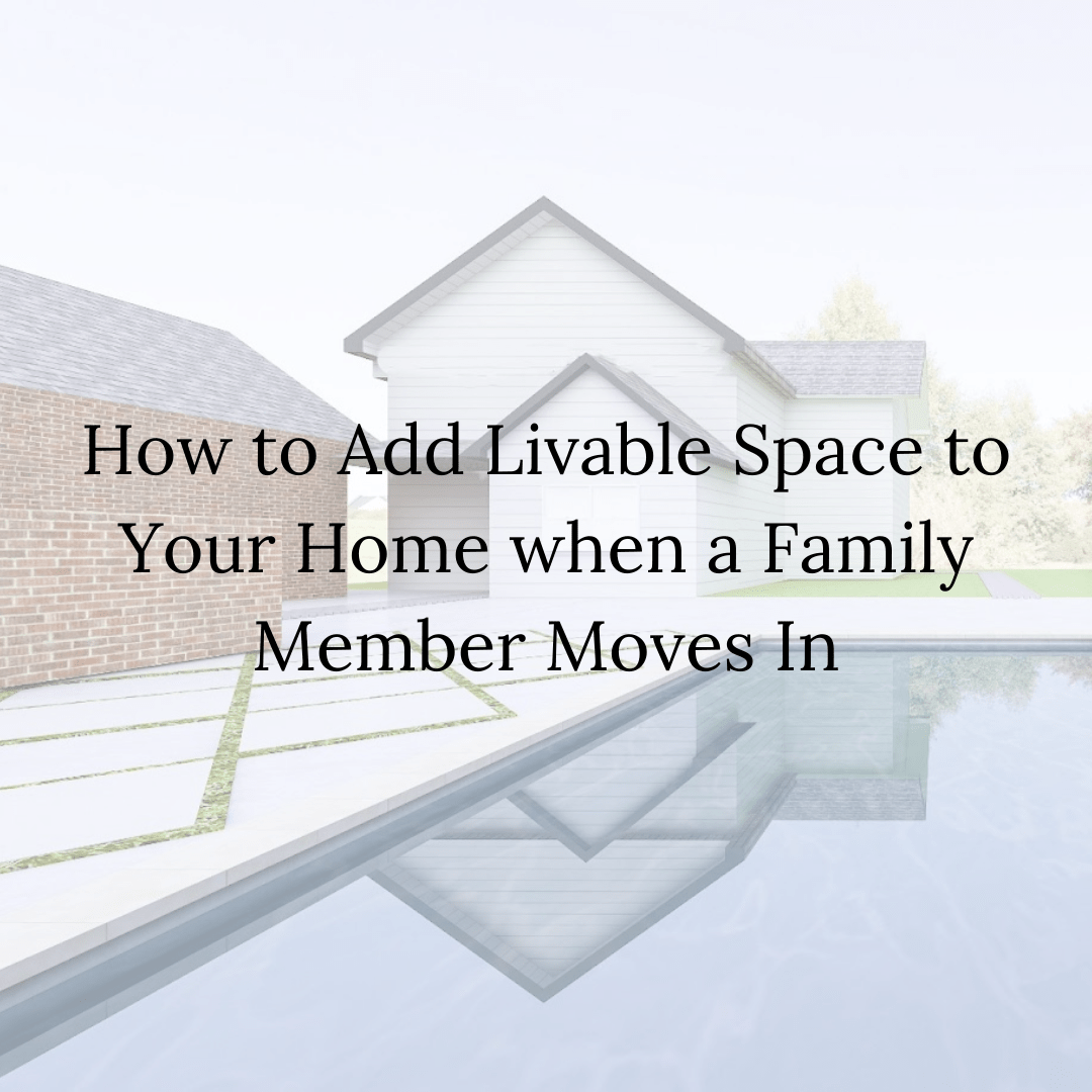 how to create livable space for family member to move in adu renovate garage wilson county tn