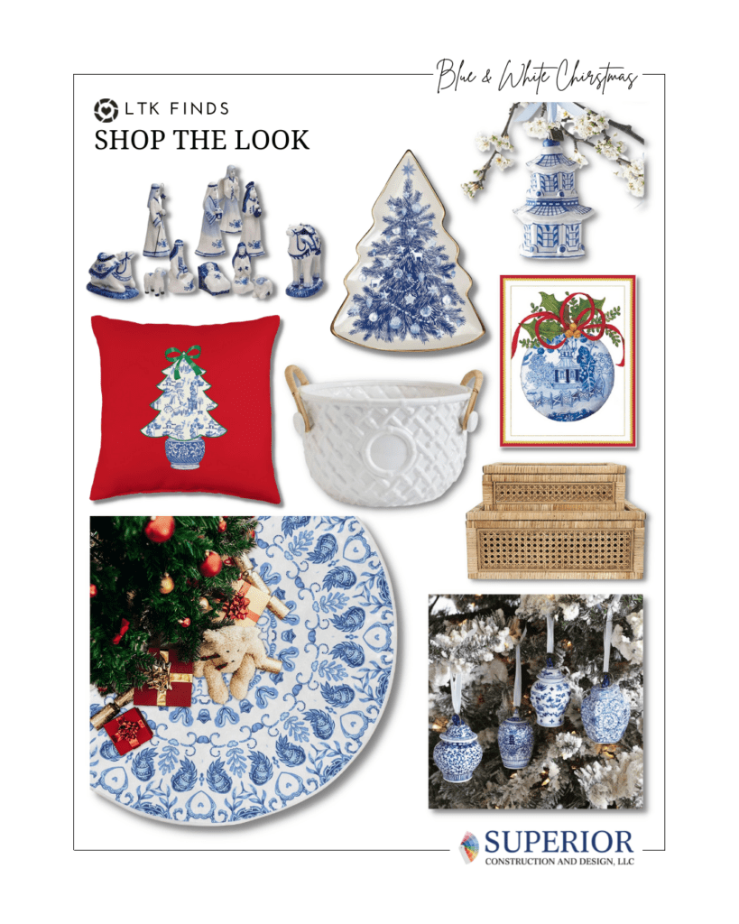 Blue and White Christmas - Shop The Look LTK