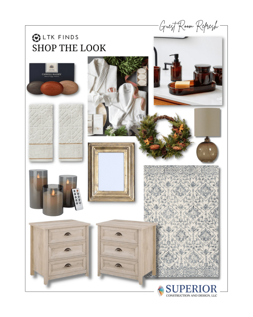Shop The Look Guest Room Refresh