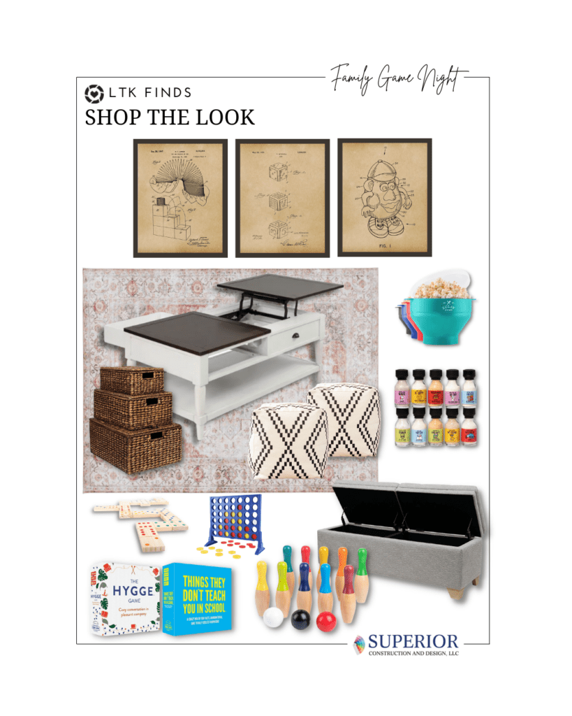 Shop The Look Family Game Night