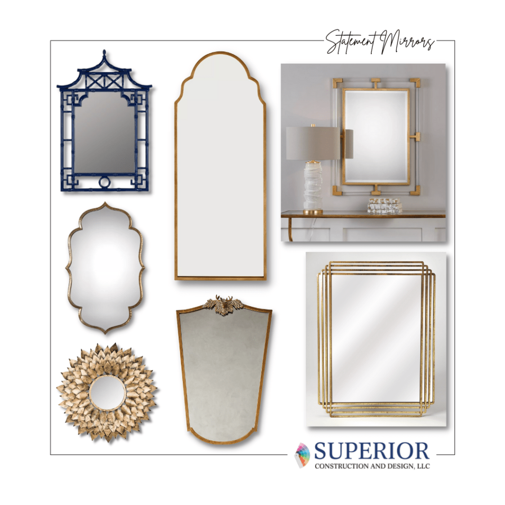 Shop The Look Statement Mirrors