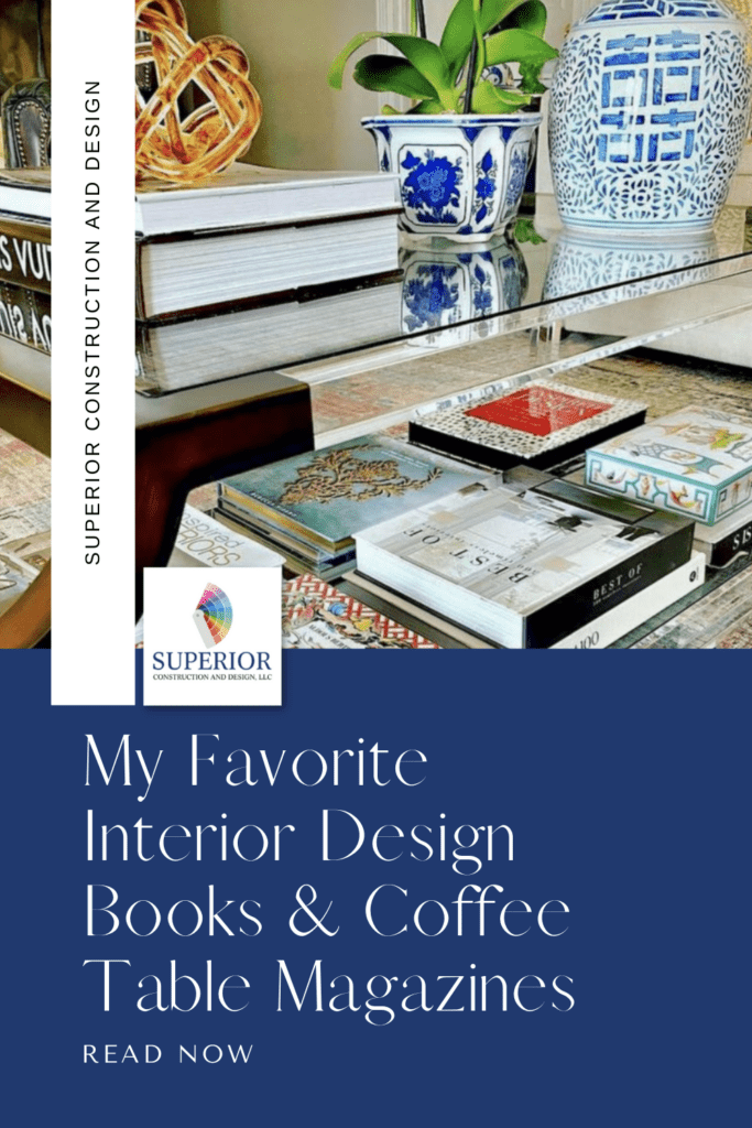 My Favorite Interior Design Books & Coffee Table Magazines