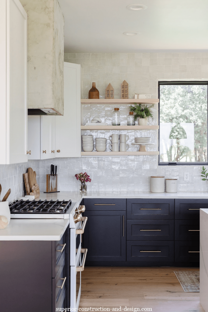 white kitchen with cloe tile superior construction and design elizabeth scruggs wilson county GC